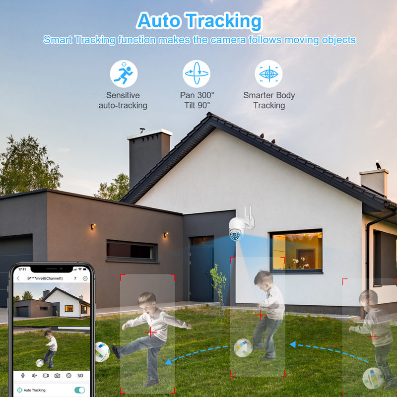 Smar 3MP Wireless CCTV Securit - Home Security Business ulasan dan harga