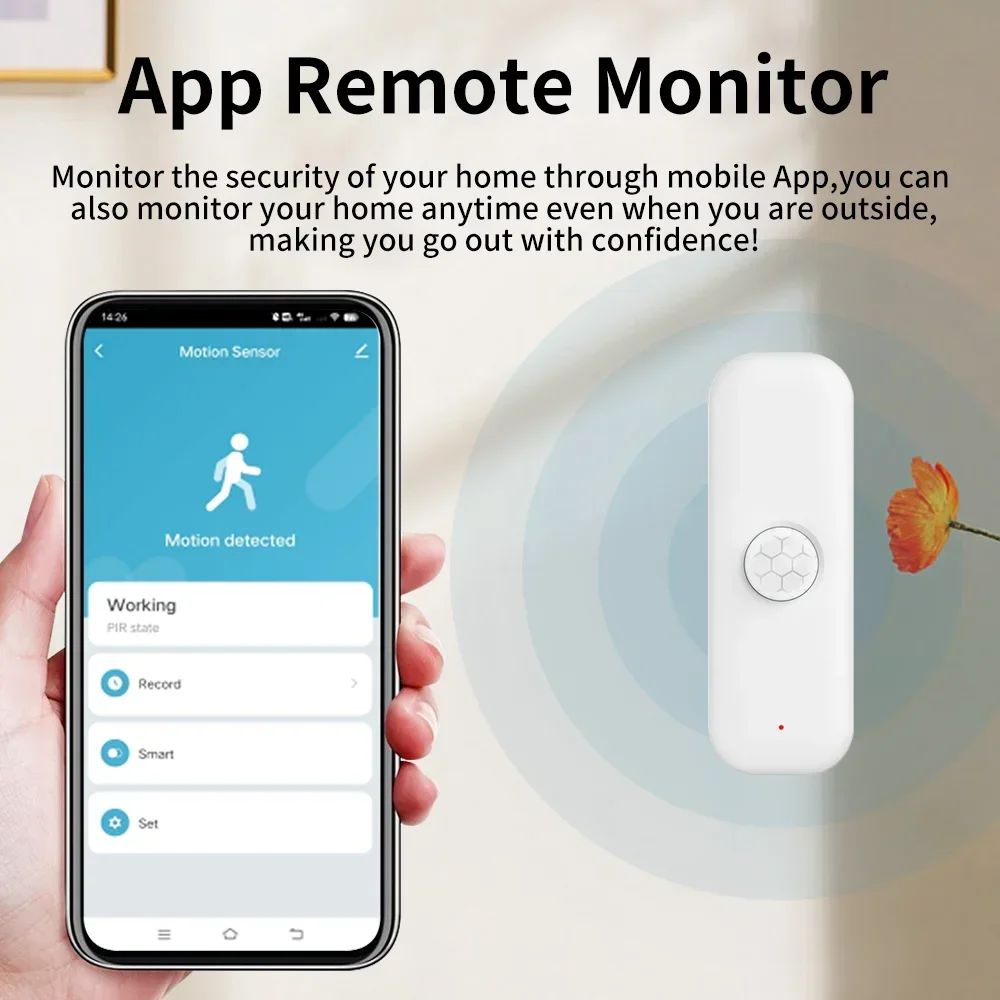 Tuya WiFI Motion Sensor PIR Sm - Home Security App ulasan dan harga