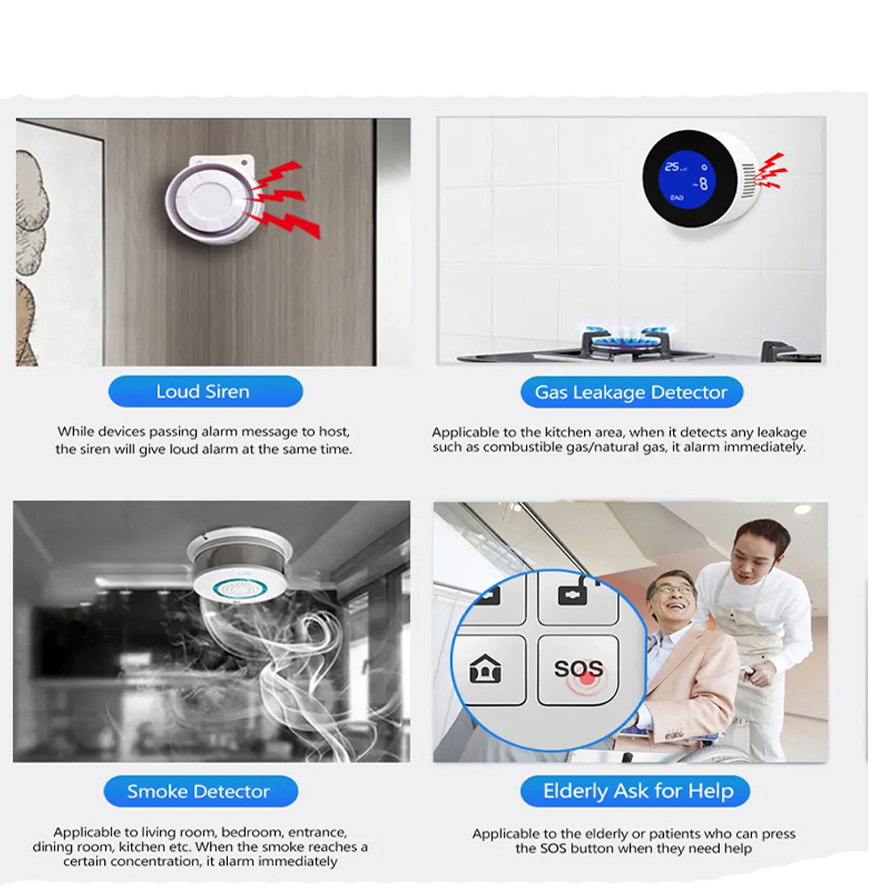 PGST 4G Tuya Smart Home Alarm  - Home Security Deals ulasan dan harga